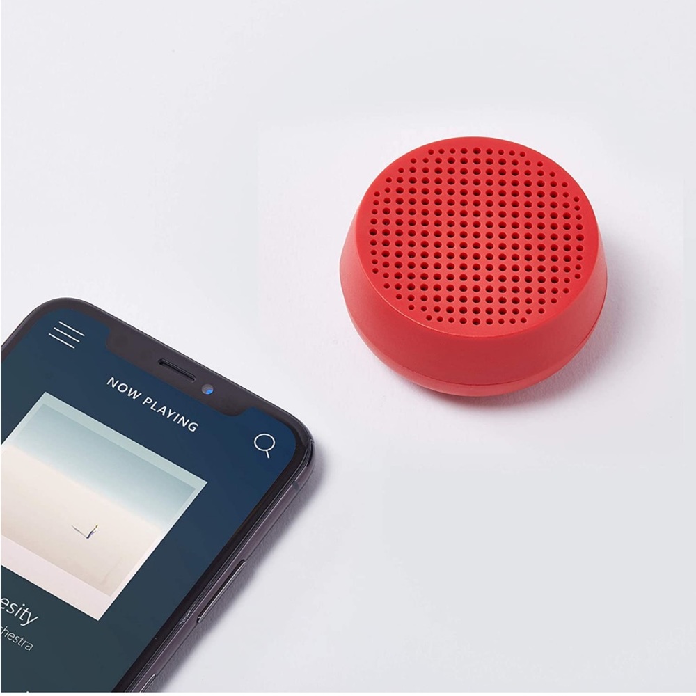 Lexon Mino S red Bluetooth speaker usb NIB - Picture 2 of 5
